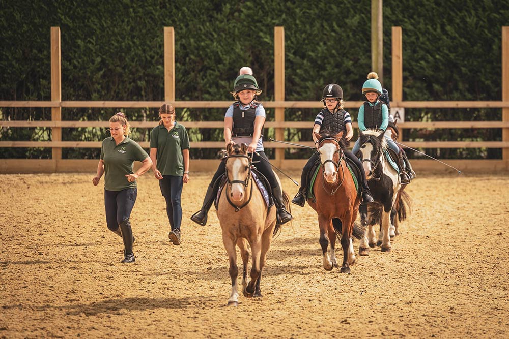 Kids horse riding lesson near Chichester, West Sussex